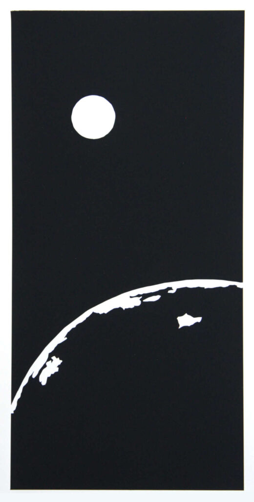Aufbruch von XRX 2 - 1-farbige Serigraphie