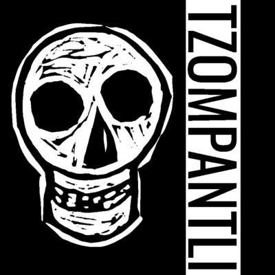 logo tzompantli -scan linoldruck mit font logo tzompantli