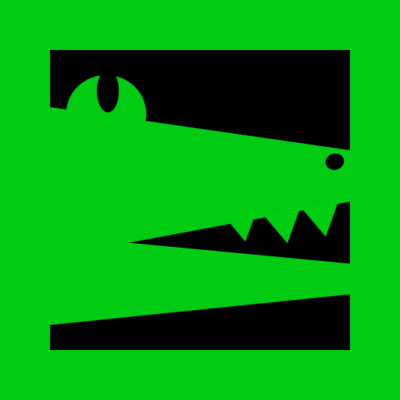 Vorlage für 2-farbigen Siebdruck Kroko Silk Screen Template